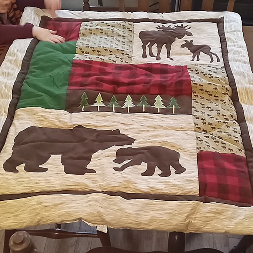 Trend Lab Northwoods Red Plaid Woodland Baby Bedding Set